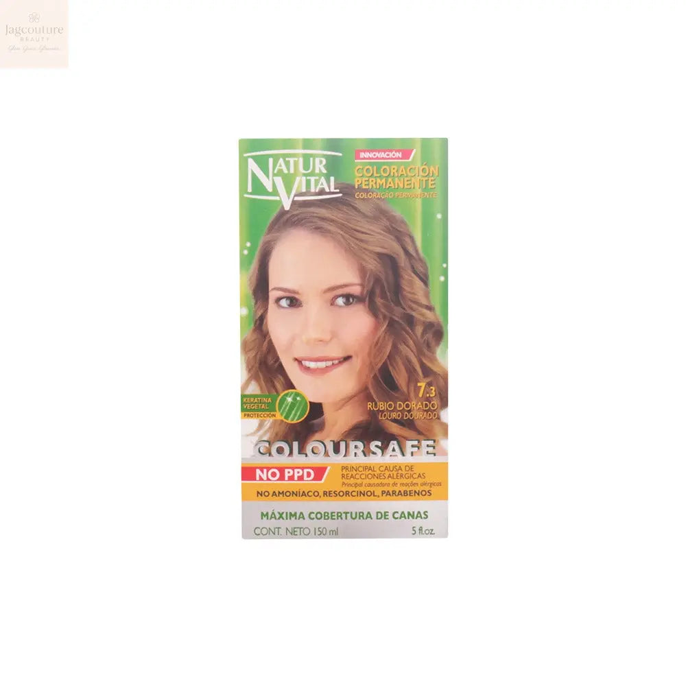NATUR VITAL COLOURSAFE permanent hair color #7.3 - golden blonde