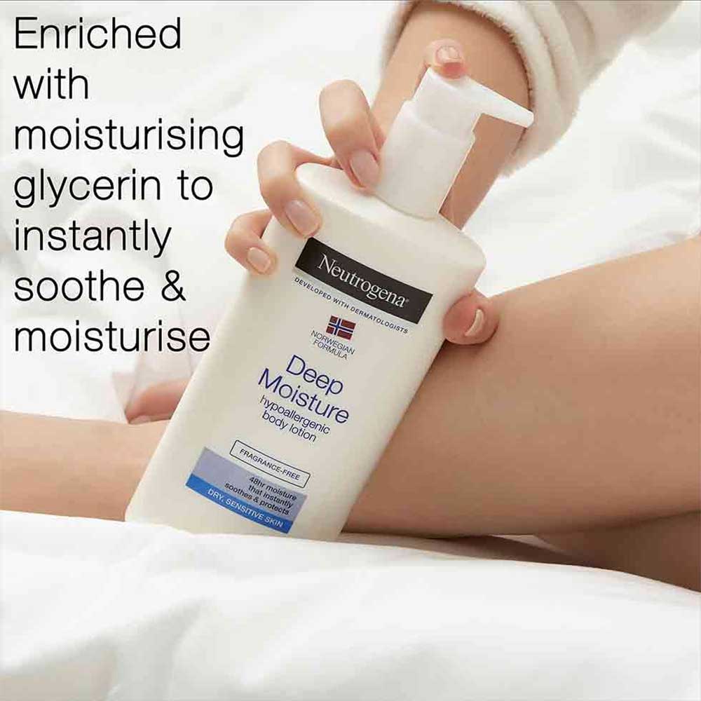 NEUTROGENA DEEP HYDRATION dry skin body lotion 400 ml