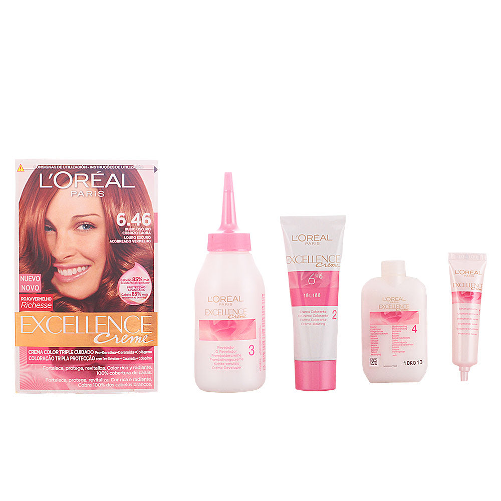 L'ORÉAL PARIS EXCELLENCE Creme dye #6.46-dark coppery mahogany blonde 192 ml