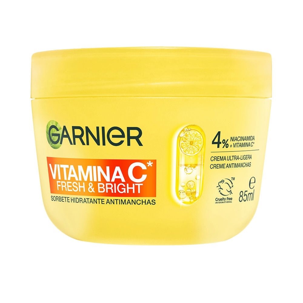 GARNIER VITAMIN C FRESH &amp; BRIGHT moisturizing anti-dark spot sorbet 85 ml