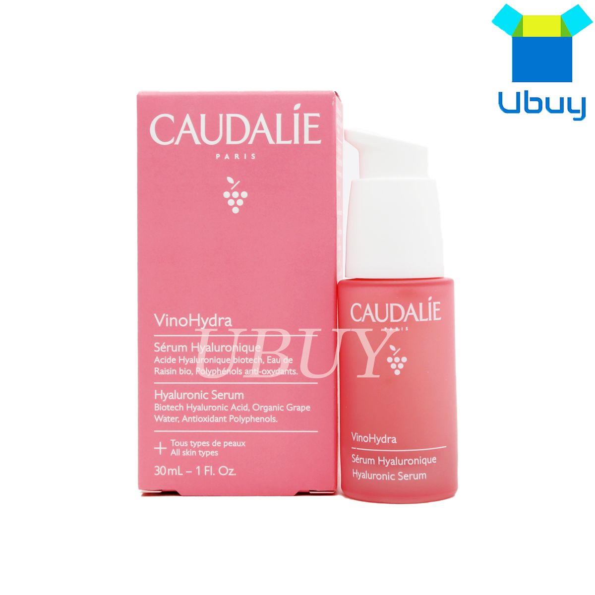 CAUDALIE VINOHYDRA hyaluronic serum 30 ml