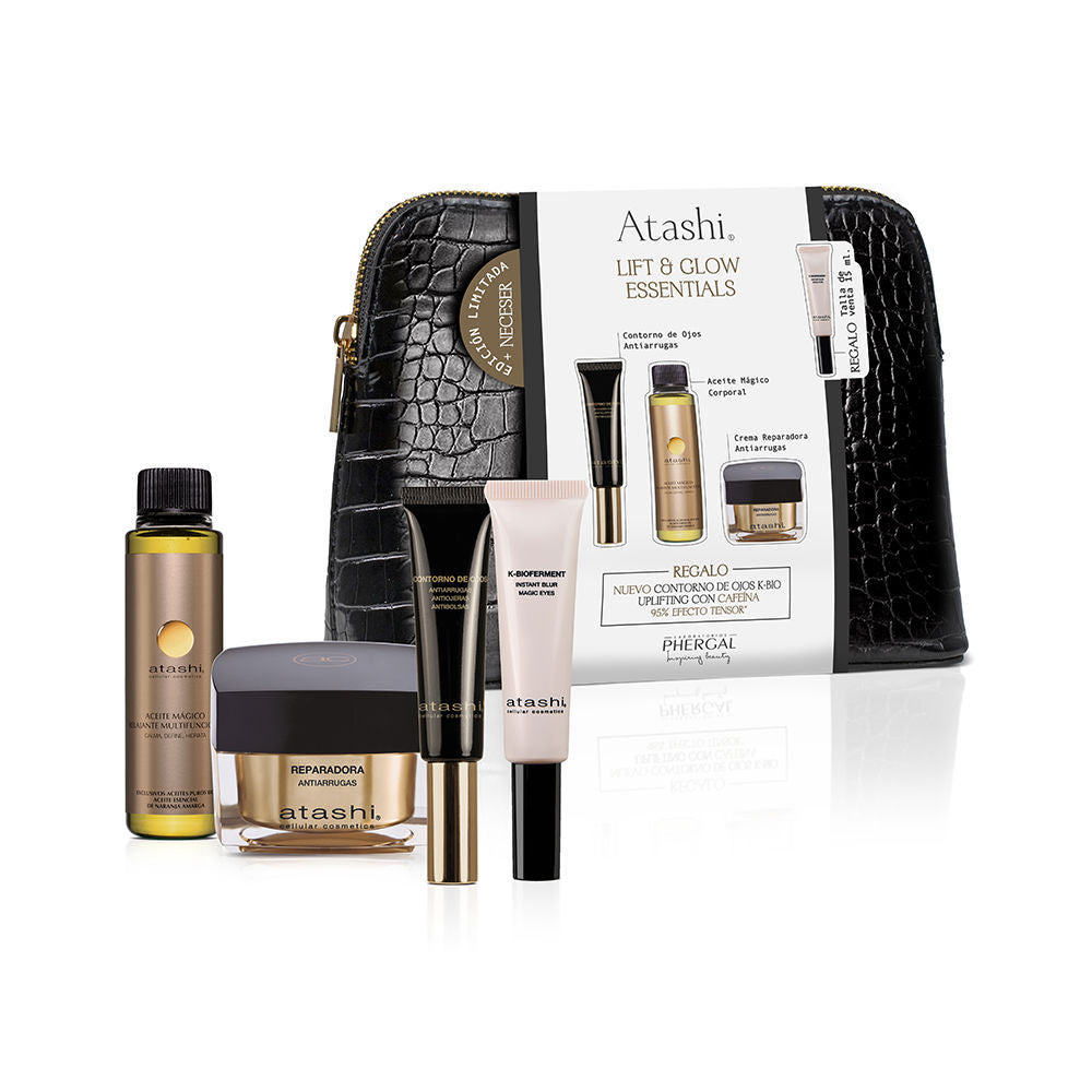 ATASHI LIFT &amp; GLOW ESSENTIALS ANTI-WRINKLE RITUAL CASE 5 pcs