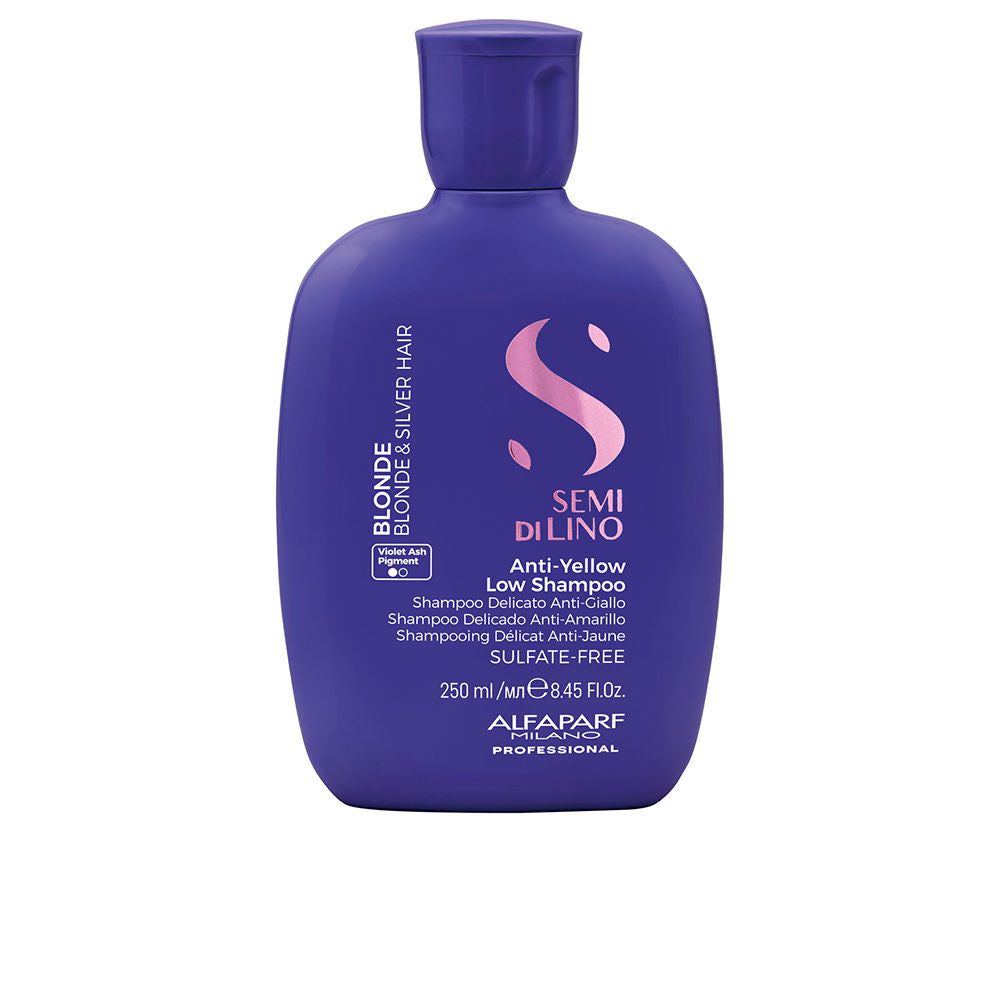 ALFAPARF MILANO SEMI DI LINO blonde & silver low shampoo 250 ml