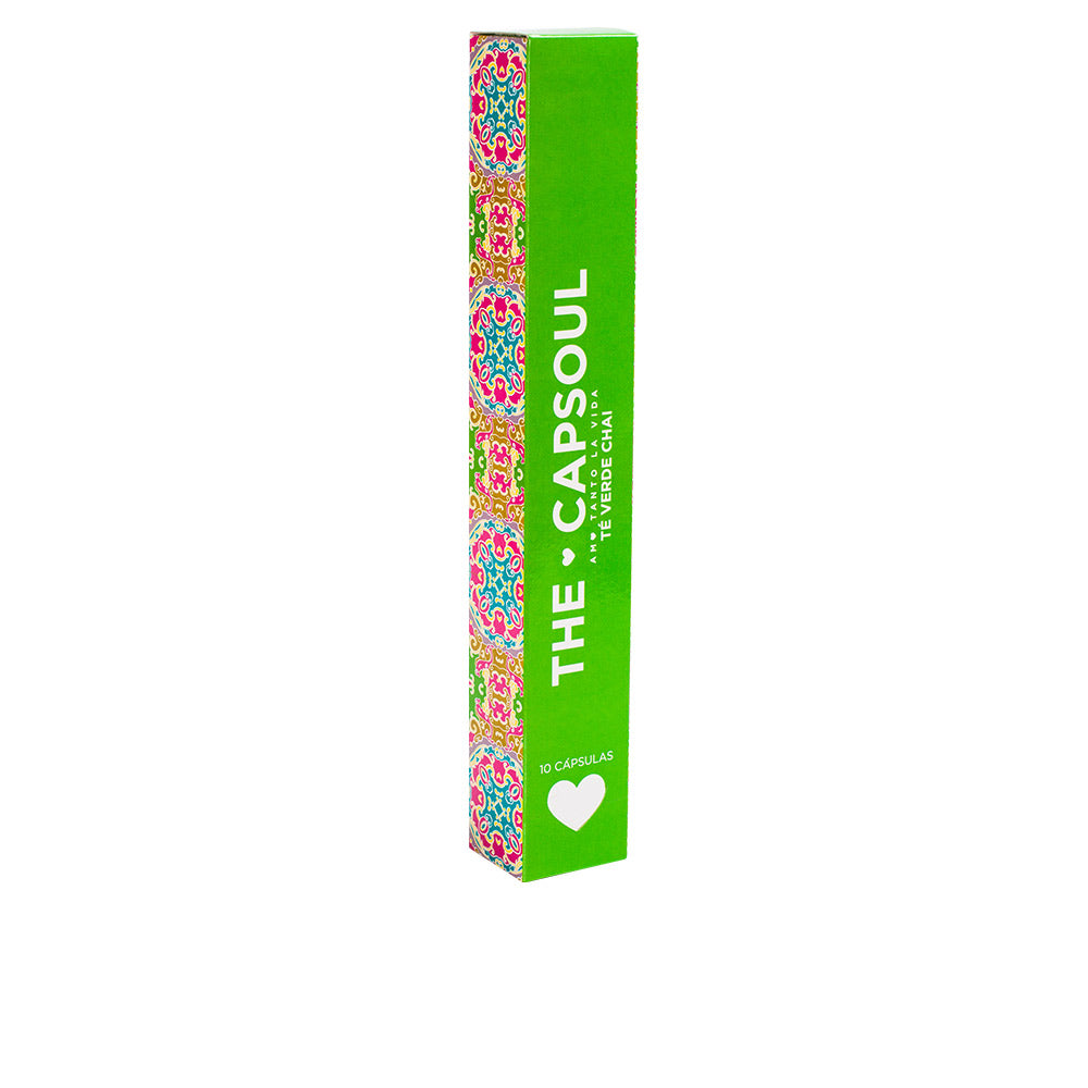 THE CAPSOUL GREEN TEA CAPSULES chai compatible capsules Nespresso 10 units