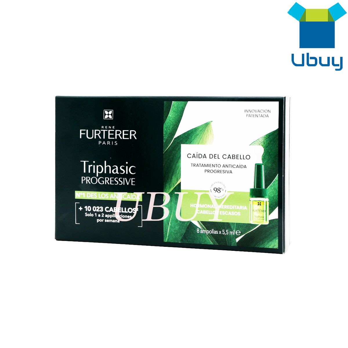 RENE FURTERER TRIPHASIC PROGRESSIVE anti-hair loss treatment 8 x 5.5 ml