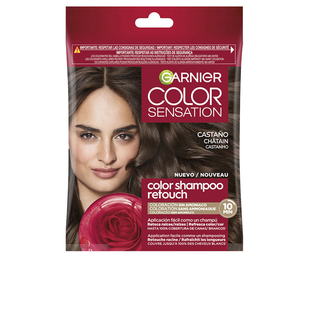 GARNIER COLOR SENSATION tone on tone color shampoo #4.0-brown 1 u