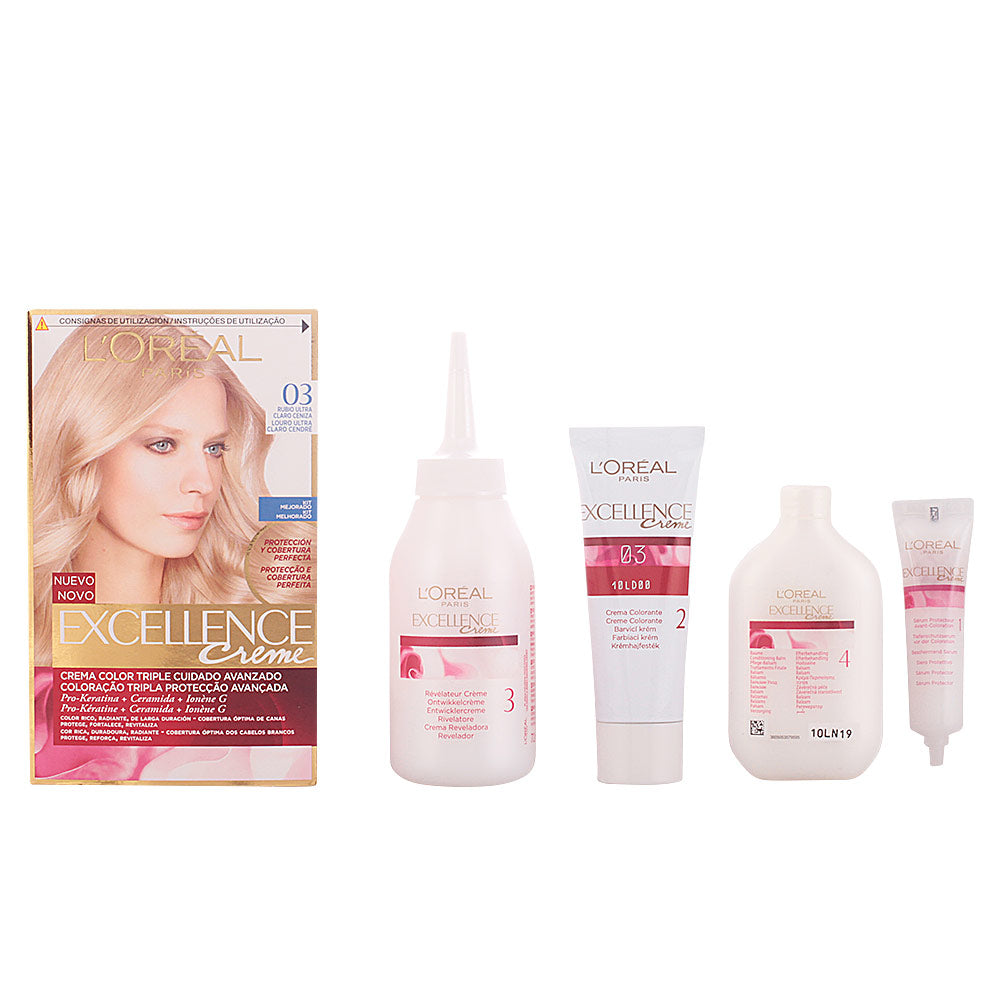 L'ORÉAL PARIS EXCELLENCE Creme dye #03 ultra light ash blonde 192 ml