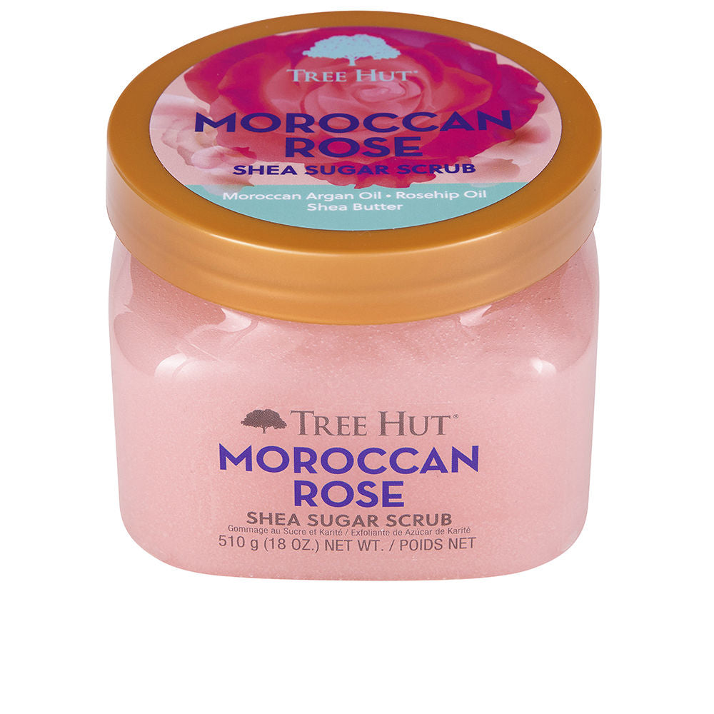 TREE HUT EXFOLIANTE de azúcar rosa de marruecos 510 gr