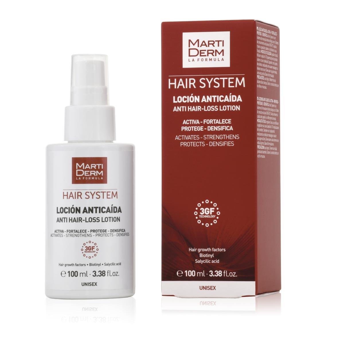 MARTIDERM HAIR SYSTEM anti-hair loss lotion 100 ml