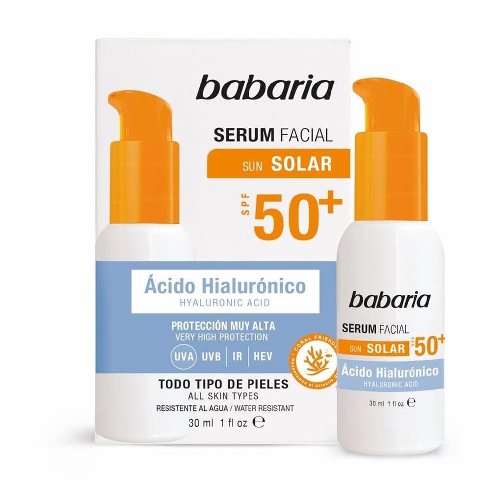 BABARIA SOLAR HYALURONIC ACID facial serum SPF50+ 30 ml