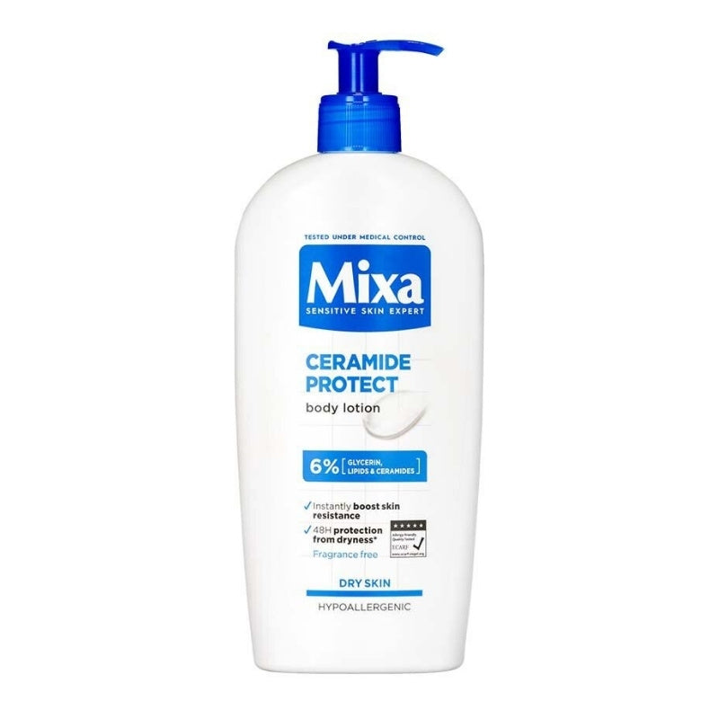 MIXA CERAMIDE PROTECT moisturizing body lotion for dry skin 400 ml