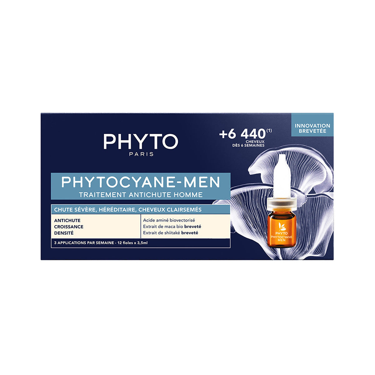 PHYTOCYANE-MEN tratamiento anticaída hombre 12 x 3,5 ml