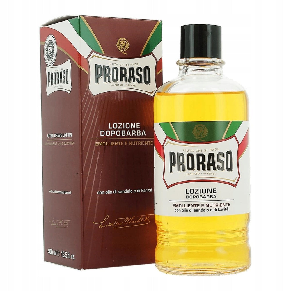 PRORASO PROFESSIONAL after shave sandalwood-karite lotion 400 ml