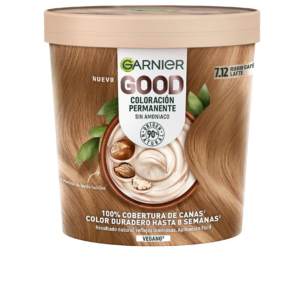 GARNIER GOOD permanent color #7.12 latte blonde 217 ml