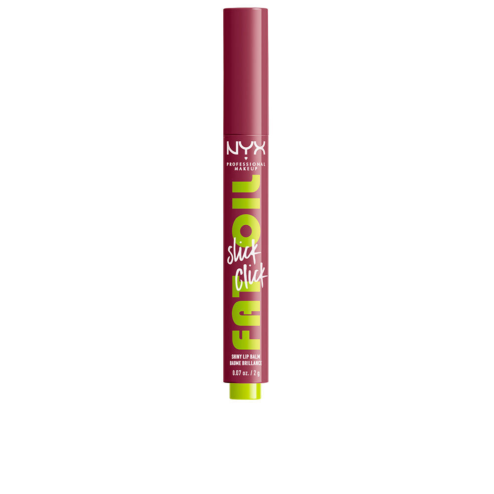NYX PROFESSIONAL MAKE UP FAT OIL SLICK CLICK shiny lip balm #thats major 2 gr