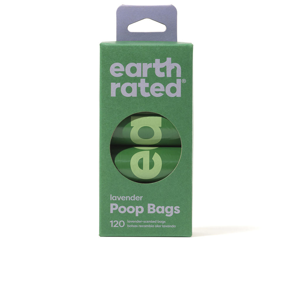 EARTH RATED ROLLOS BOLSA mascota recambio #lavanda 8 x 15 u