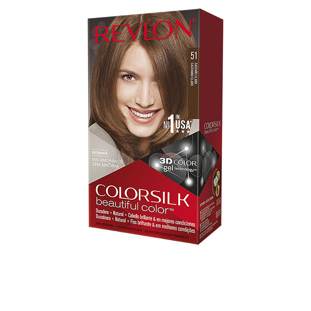 REVLON MASS MARKET COLORSILK tinte #51-castaño claro 1 u