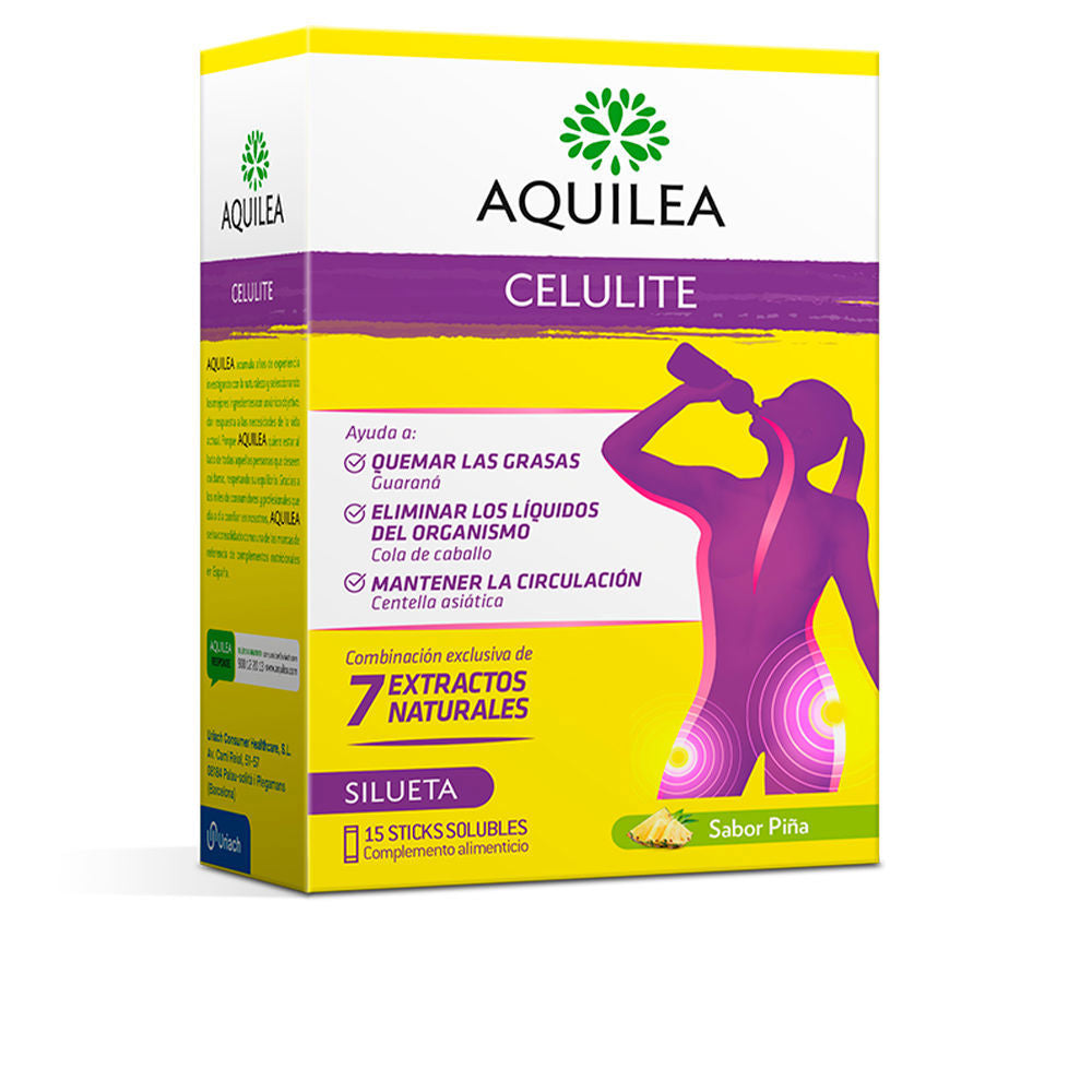 AQUILEA Celulina Treatment for Cellulite 15 Drinkable Sticks of 10 ml