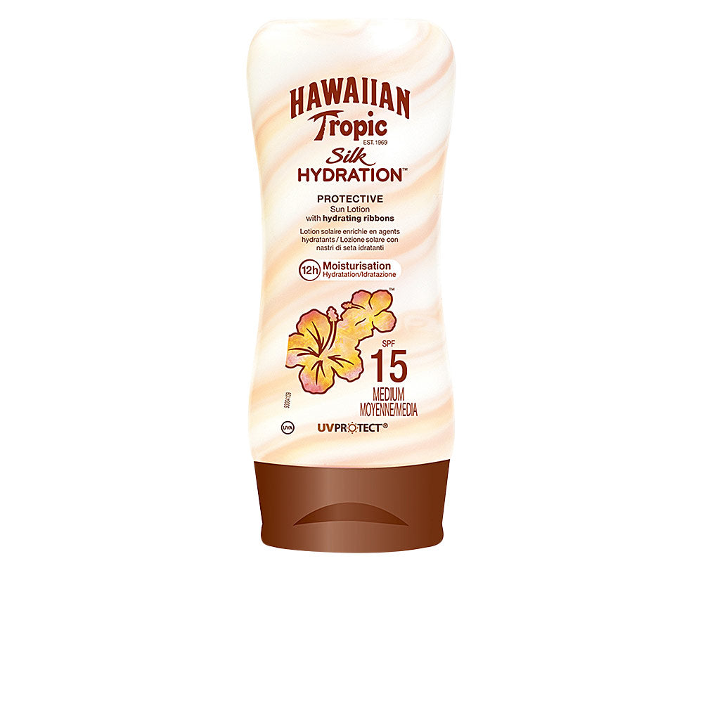 HAWAIIAN TROPIC SILK HYDRATION sun protection lotion SPF15 180 ml