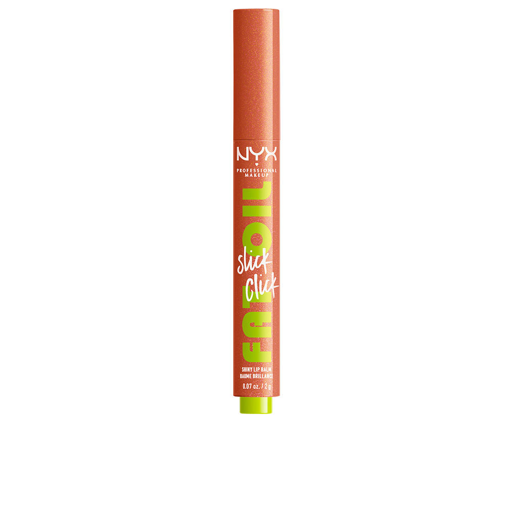 NYX PROFESSIONAL MAKE UP FAT OIL SLICK CLICK shiny lip balm #hits diferent 2 gr