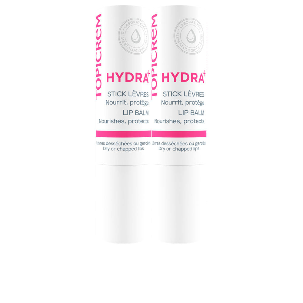 TOPICREM HYDRA+ ultra-hydrating lip balm pack 2 x 4 gr