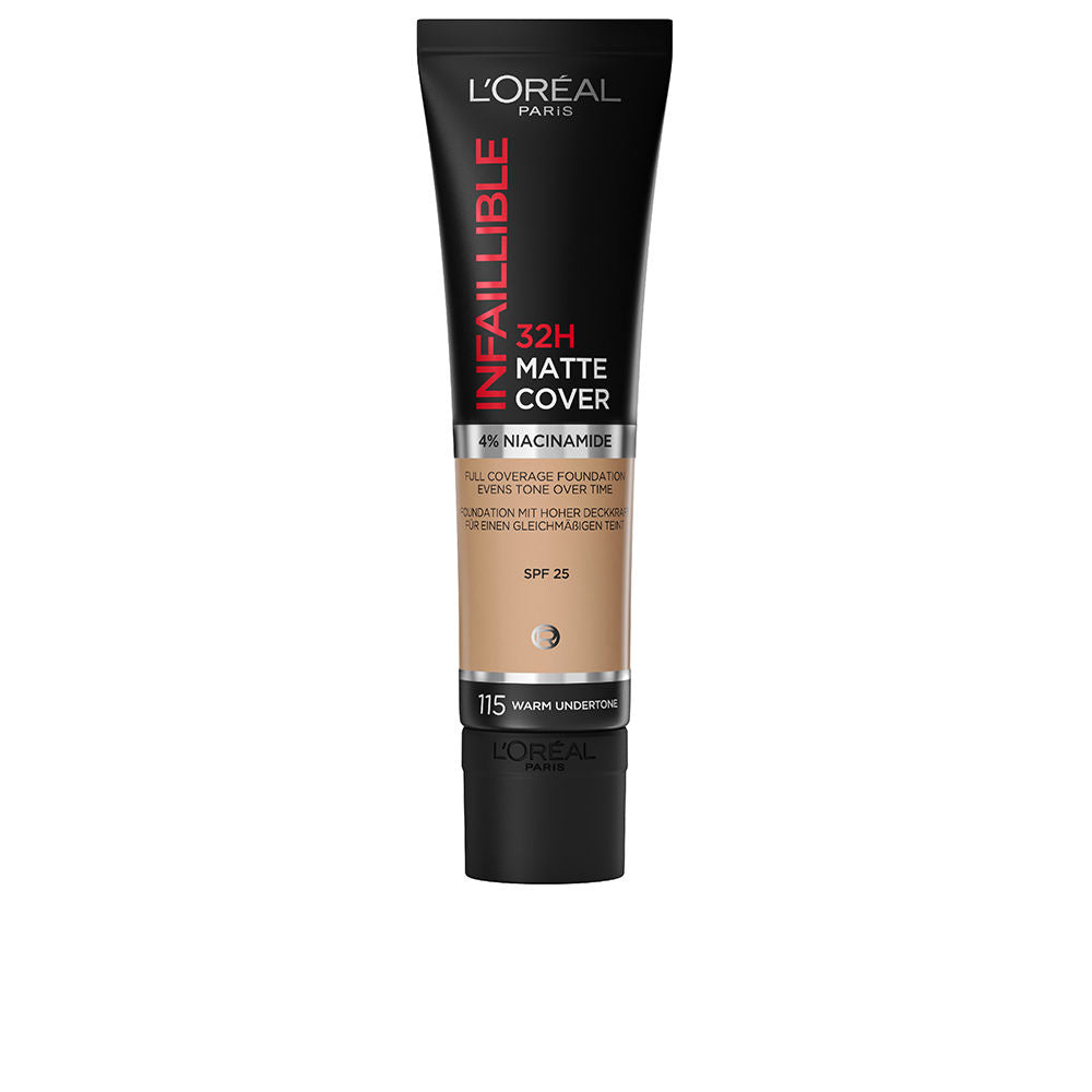 L'ORÉAL PARIS INFAILLIBLE 32H matte cover foundation #115-Warm Undertone 30 ml