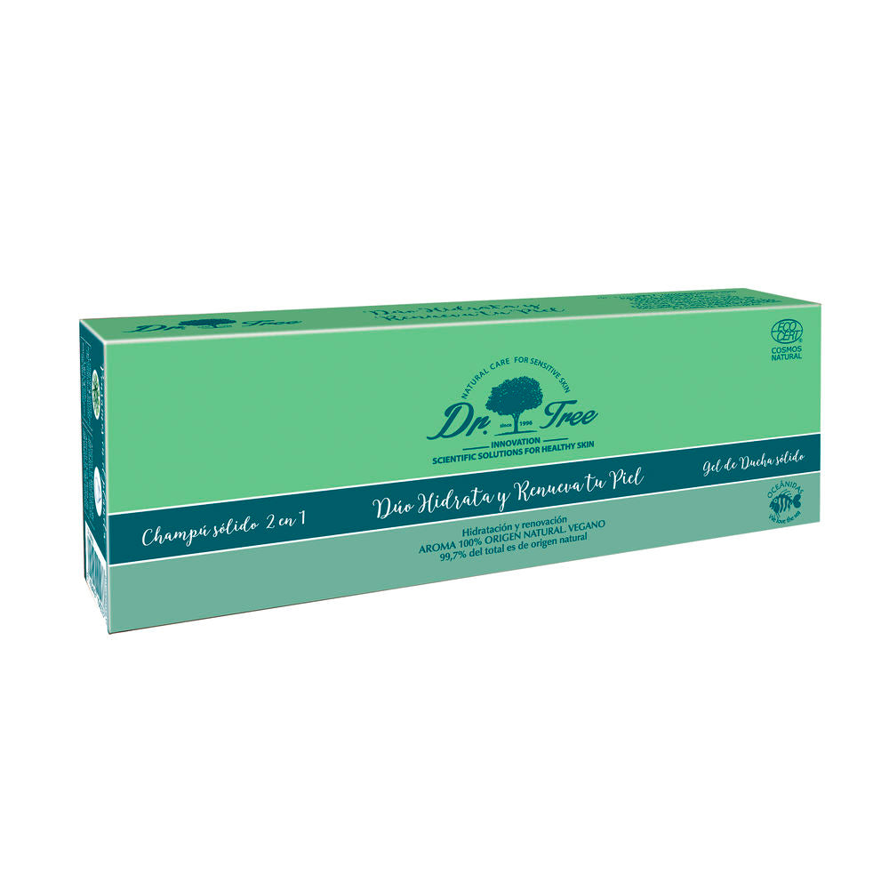 DR. TREE NATURAL SOLID SHAMPOO AND GEL MOISTURIZES AND RENEWS SENSITIVE SKIN CASE 2 pcs
