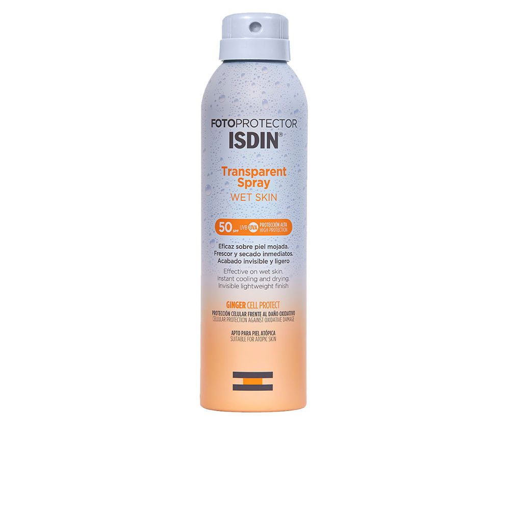 ISDIN PHOTOPROTECTOR wet skin transparent spray SPF50+ 250 ml
