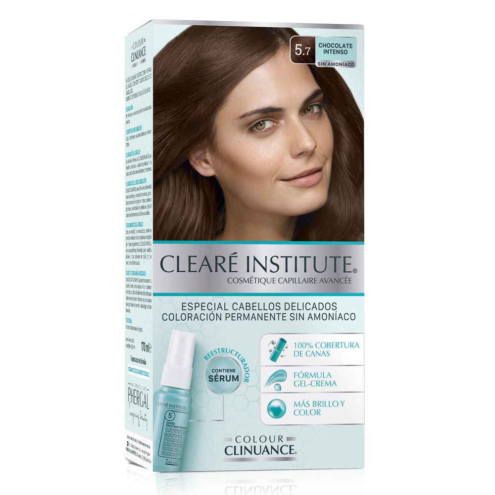 CLEARÉ INSTITUTE COLOUR CLINUANCE delicate hair #5.7-intense chocolate 1 u