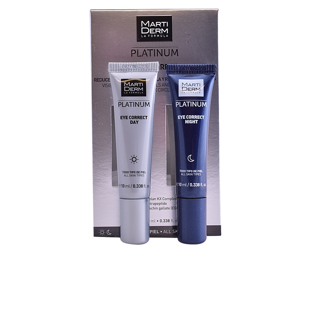MARTIDERM PLATINUM EYE CORRECT day and night 2 x 10 ml