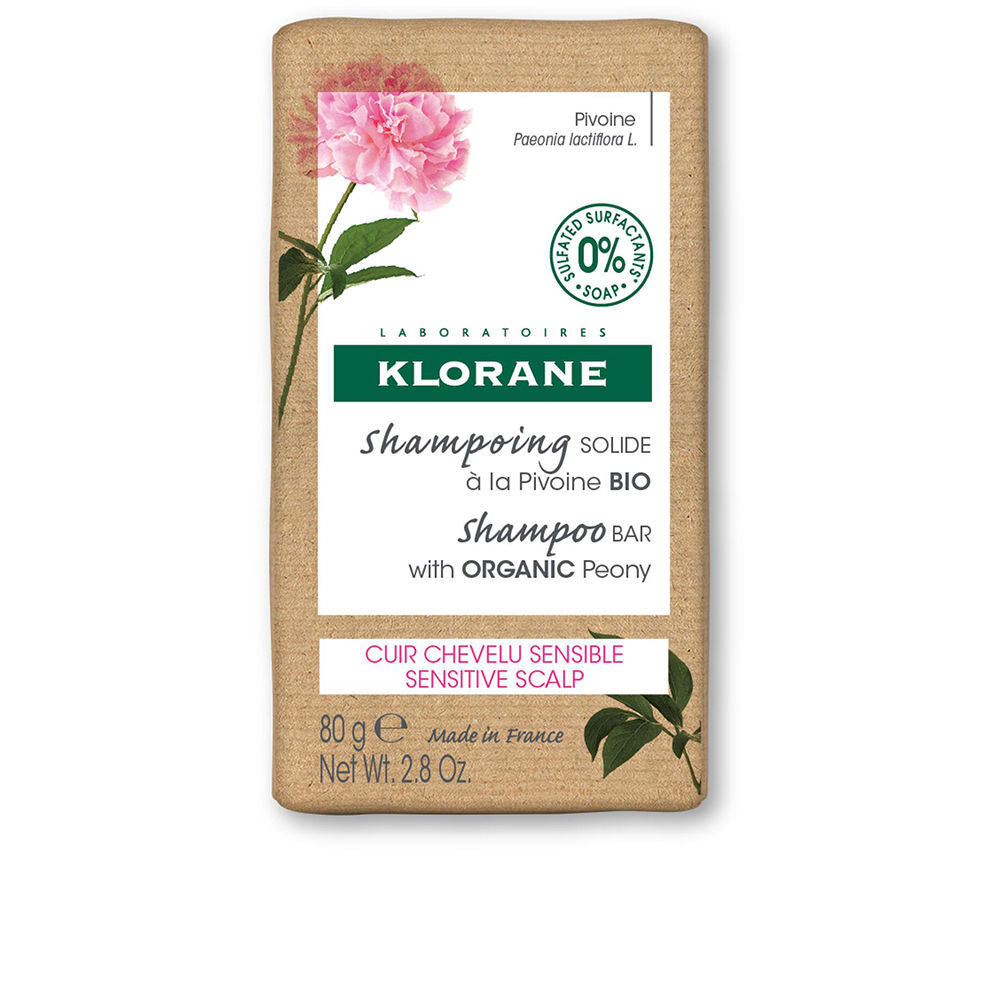 KLORANE A LA PEONÍA BIO solid shampoo 80 gr
