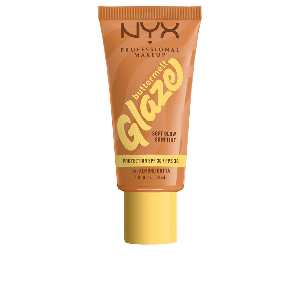 NYX PROFESSIONAL MAKE UP BUTTERMELT GLAZE sunscreen tint + SPF30 #04-Almond Butta 30 ml