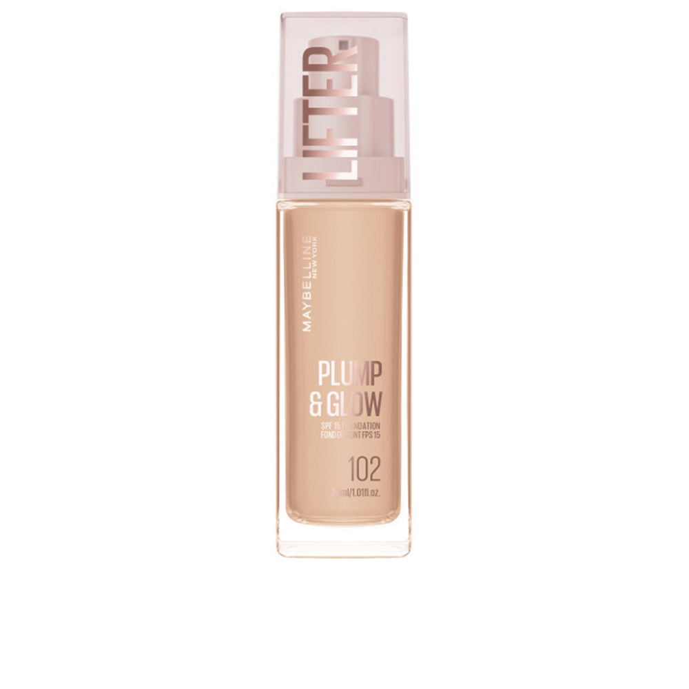 MAYBELLINE LIFTER PLUMP &amp; GLOW foundation #102 30 ml