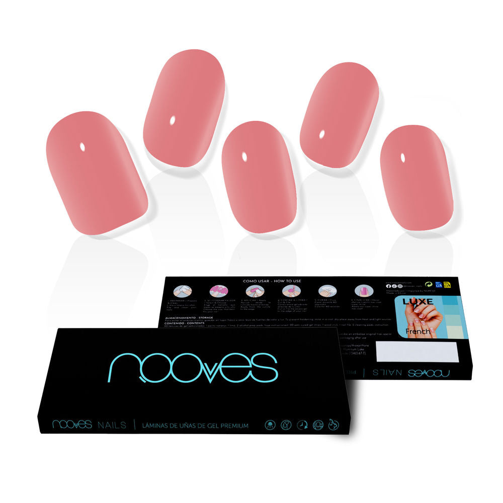 NOOVES GEL NAILS dusty rose premium glam #cat eye 20 u