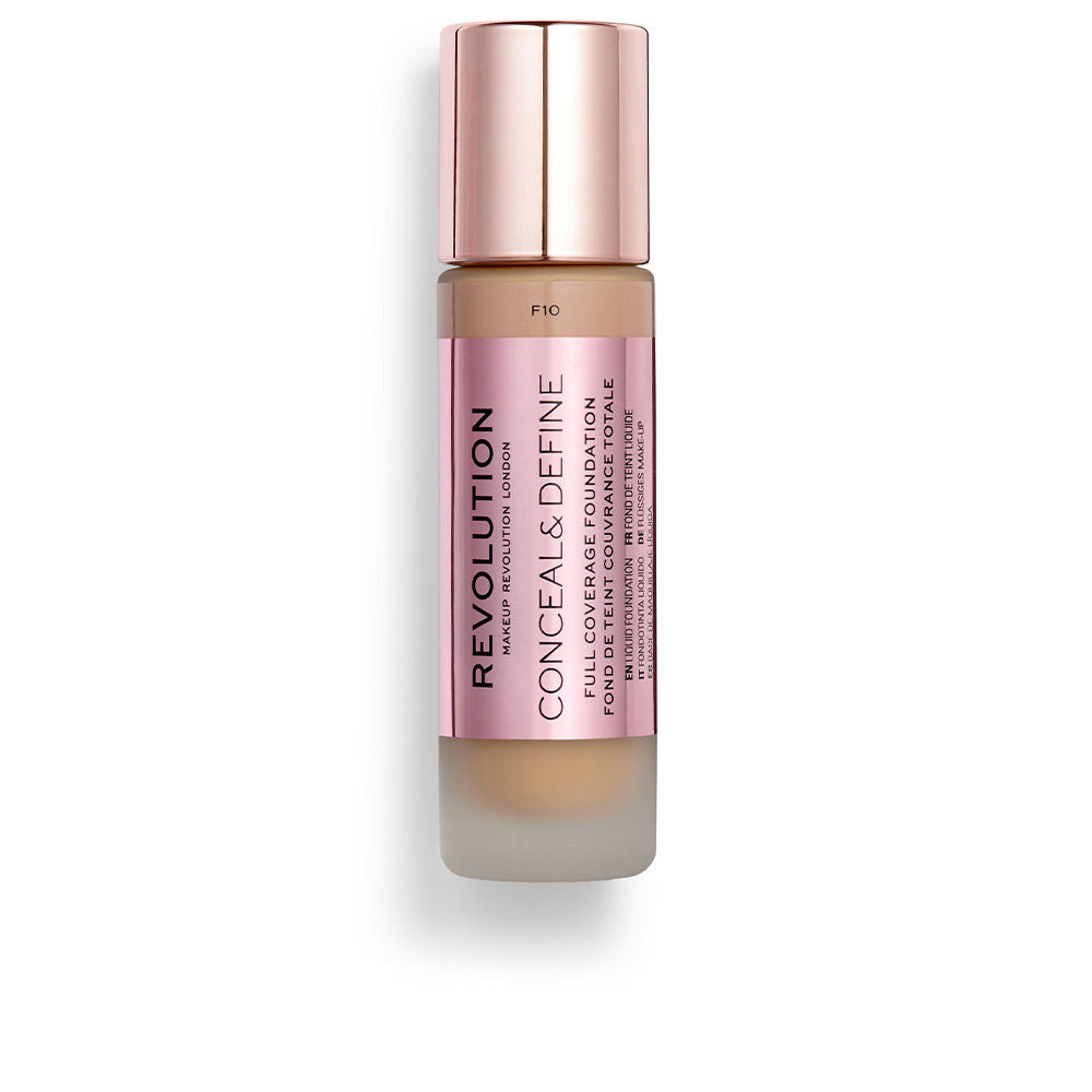 REVOLUTION MAKE UP CONCEAL & DEFINE full coverage foundation #F10