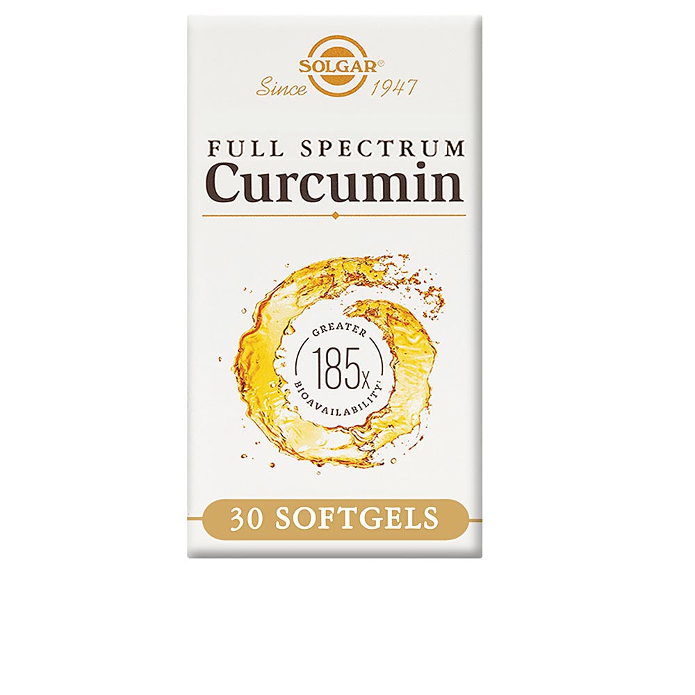 SOLGAR FULL SPECTRUM TURMERIC 185x soft capsules 30 u