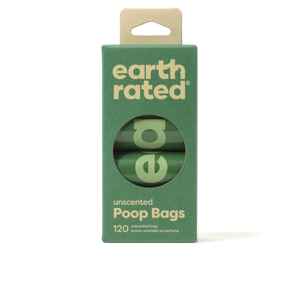 EARTH RATED ROLLOS BOLSA mascota recambio #sin perfume 8 x 15 u