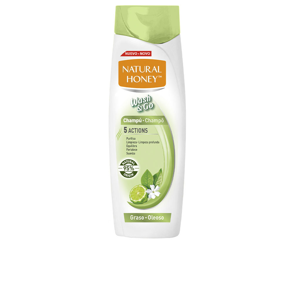 NATURAL HONEY WASH &amp; GO oily shampoo 400 ml