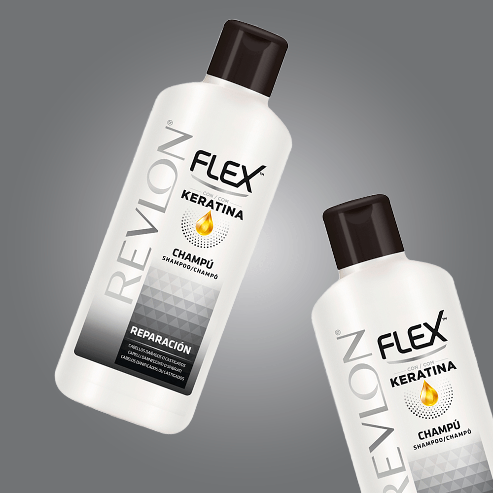 REVLON MASS MARKET FLEX KERATIN repair shampoo 650 ml
