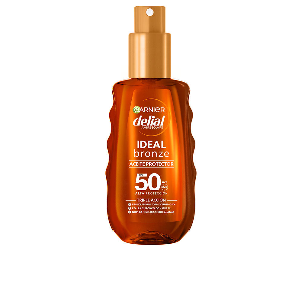 GARNIER DELIAL IDEAL BRONZE protective oil SPF50 150 ml
