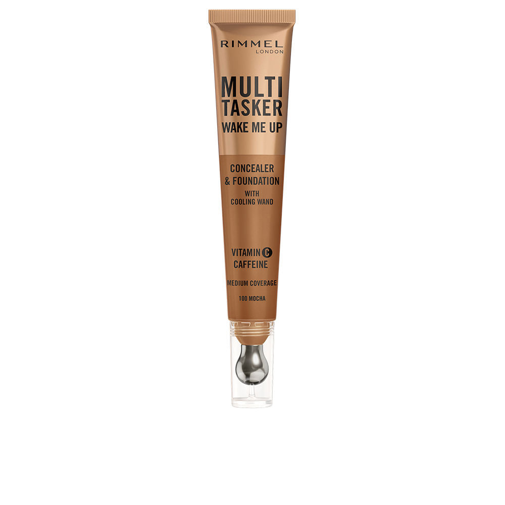 RIMMEL LONDON MULTITASKER WAKE ME UP concealer and foundation #Mocha 20 ml