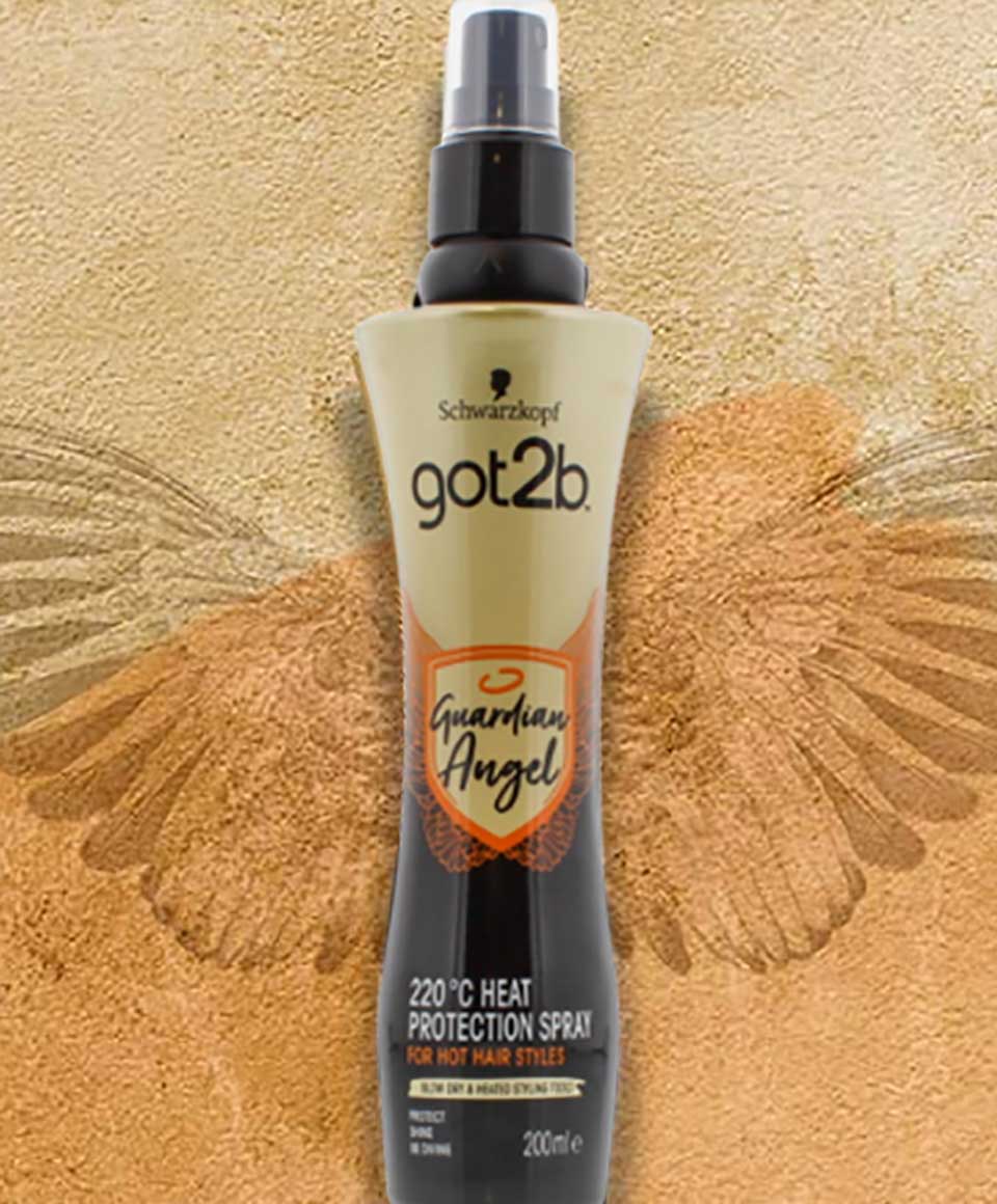 SCHWARZKOPF MASS MARKET GOT2B GUARDIAN ANGEL 220ºC heat protection spray 200 ml