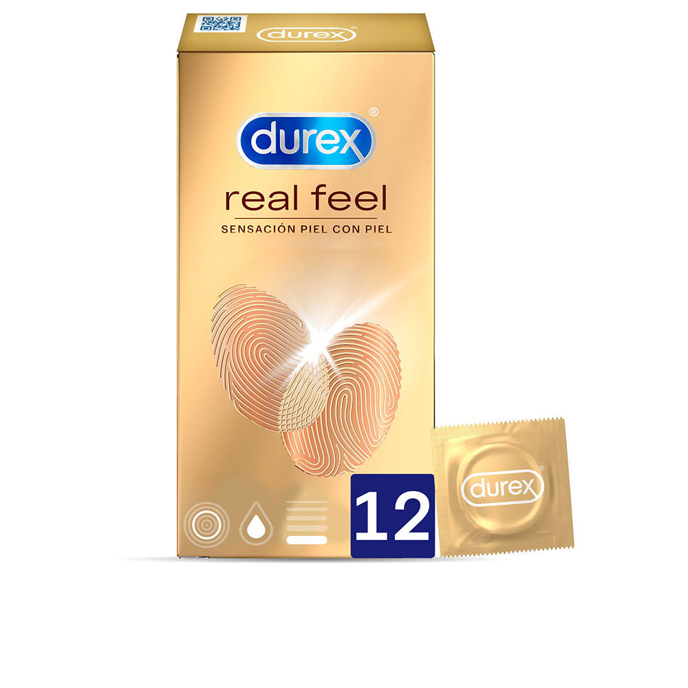 DUREX REAL FEEL skin to skin condoms 12 u