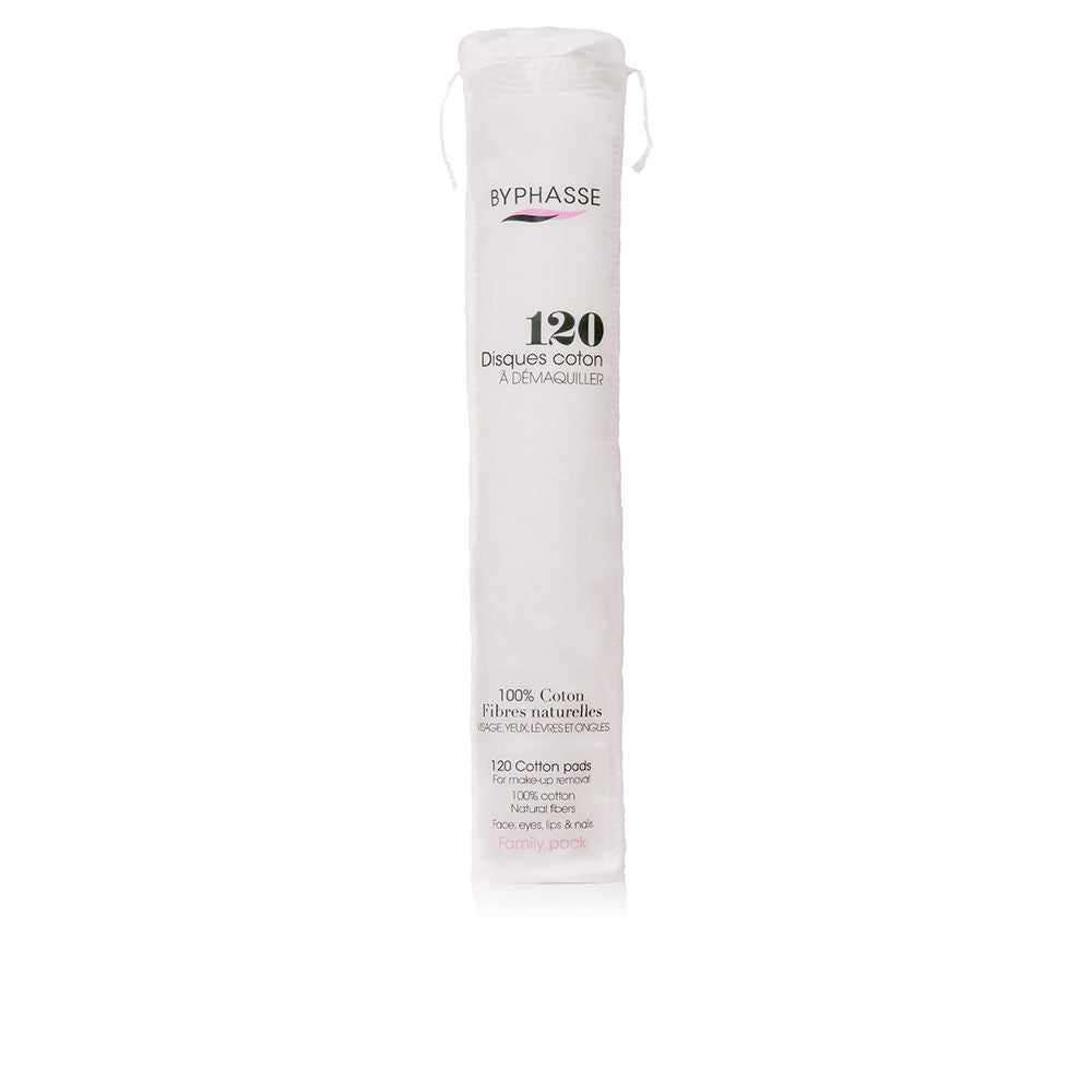 BYPHASSE COTTON PADS makeup remover 120 units