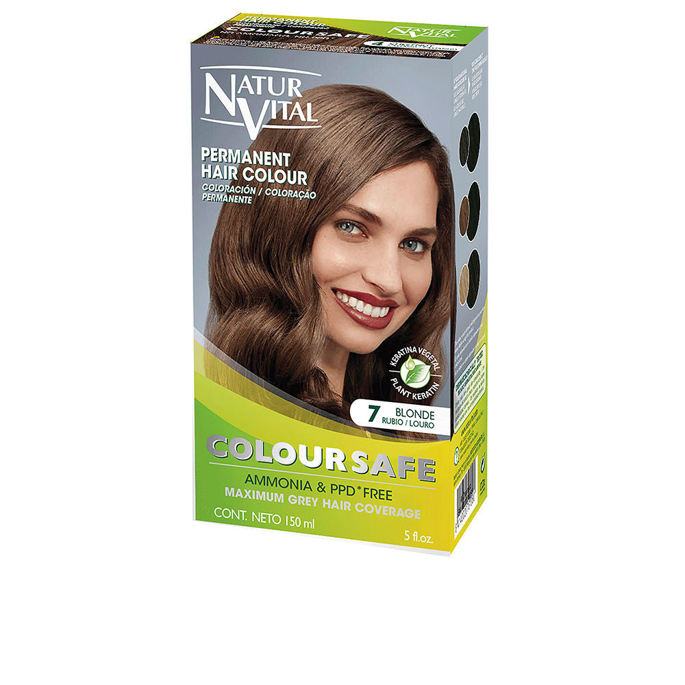 NATUR VITAL COLOURSAFE permanent hair color #7-blonde