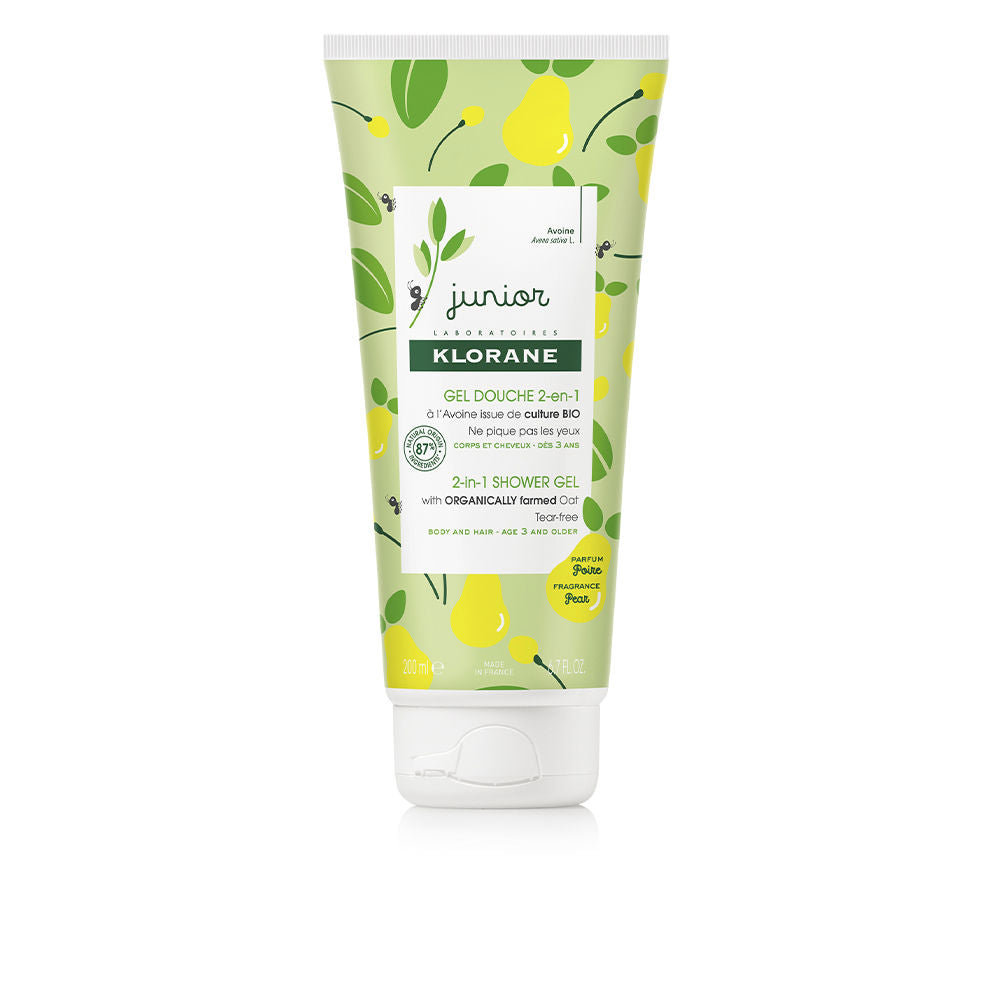 KLORANE JUNIOR hair and body bath gel #pear 200 ml