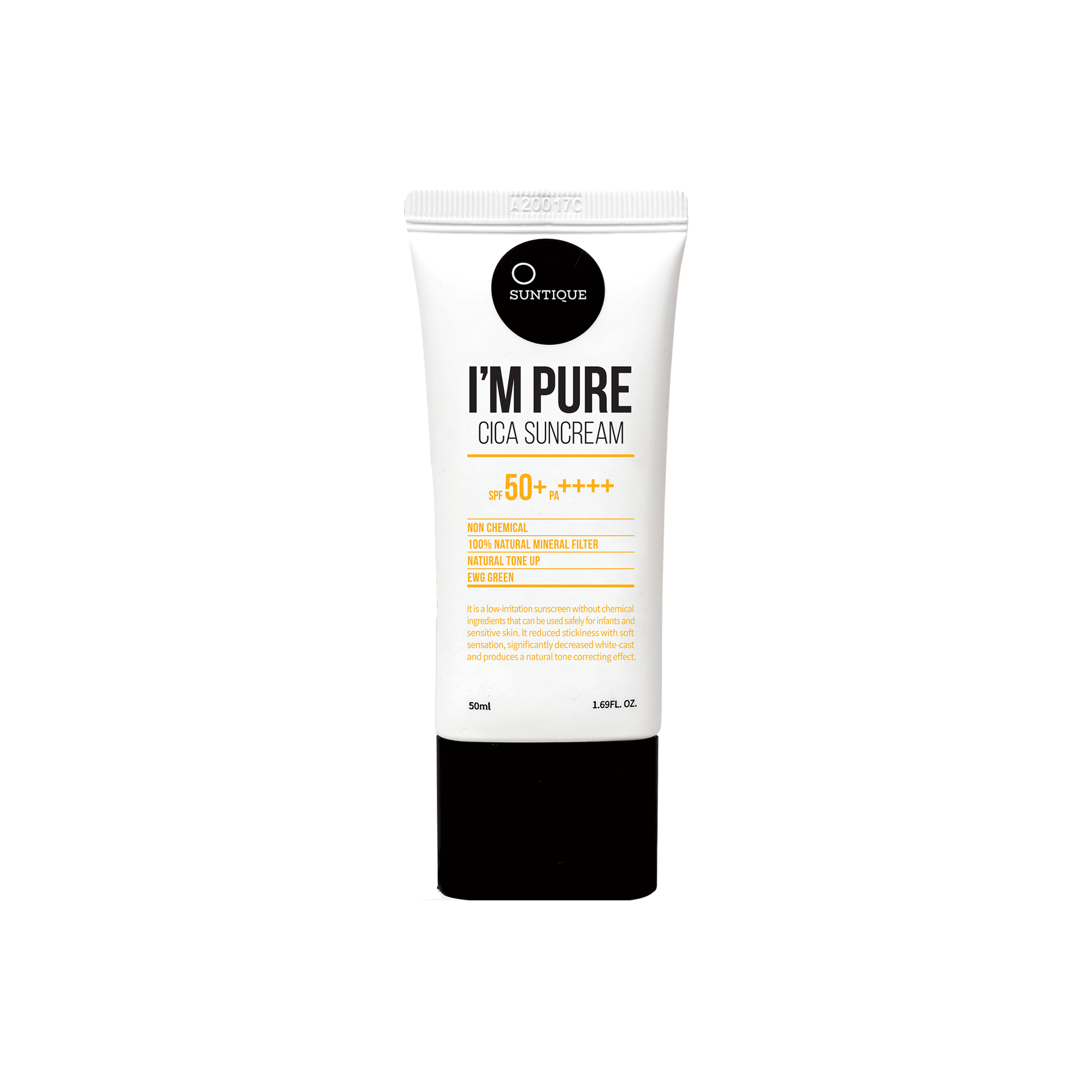 SUNTIQUE I'M PURE perfect cica SPF50+ 50 ml
