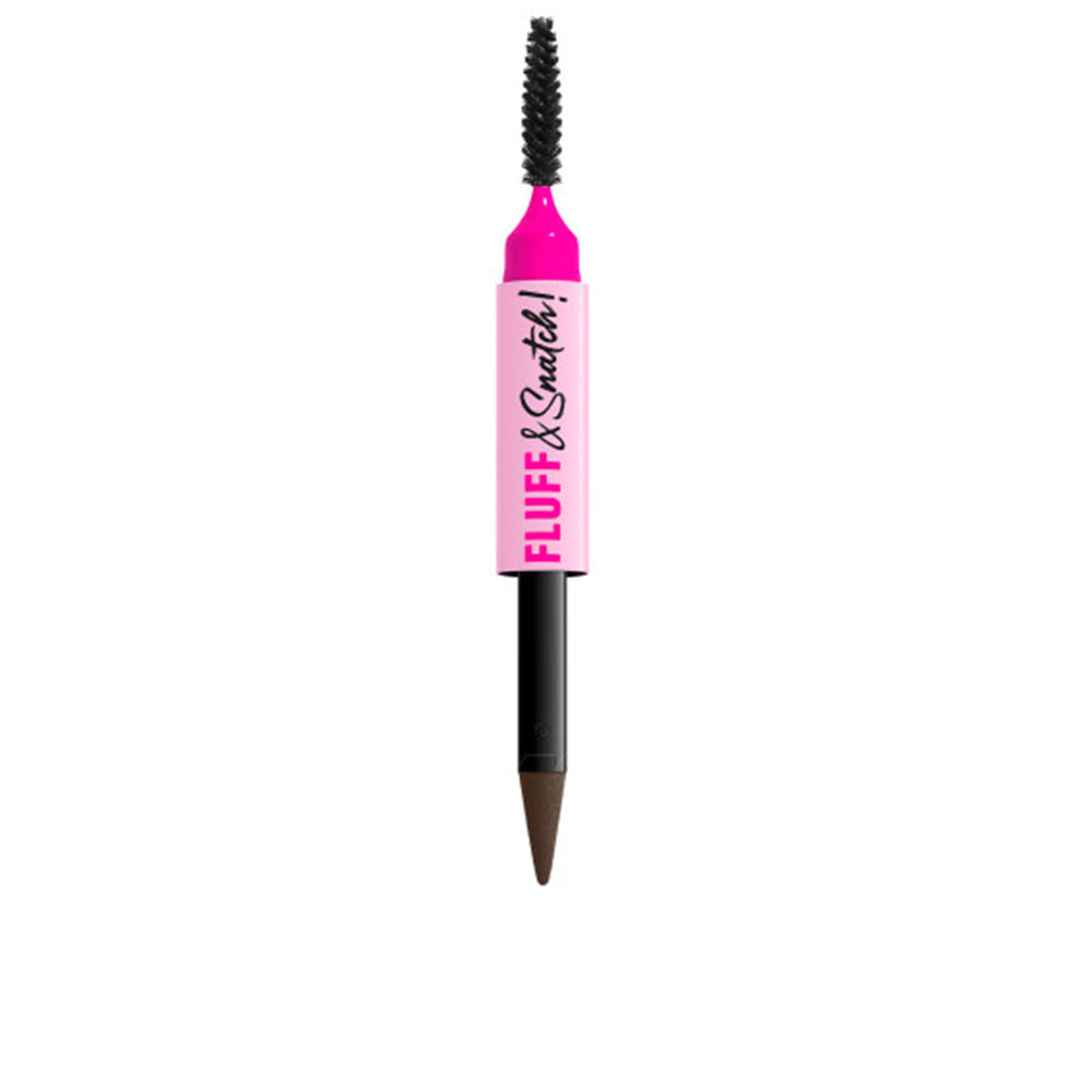 NYX PROFESSIONAL MAKE UP FLUFF &amp; SNATCH! Brow powder pen #08-Black 1 gr