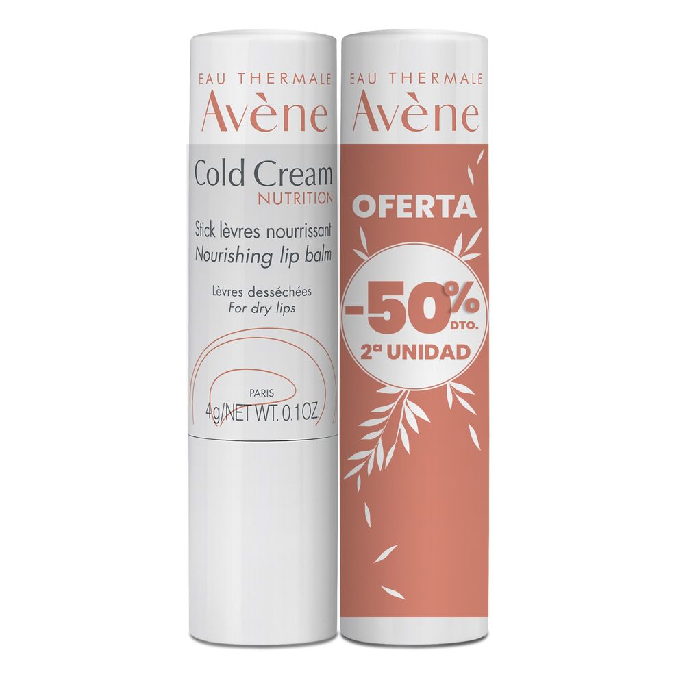 AVÈNE COLD CREAM nourishing lip stick 2 x 4 gr