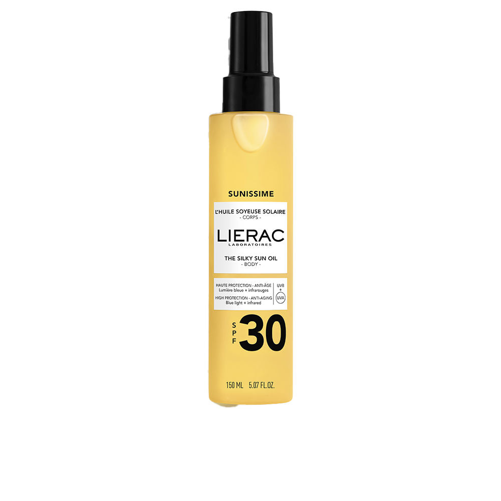 LIERAC SUNISSIME silky oil sunscreen body SPF30 150 ml